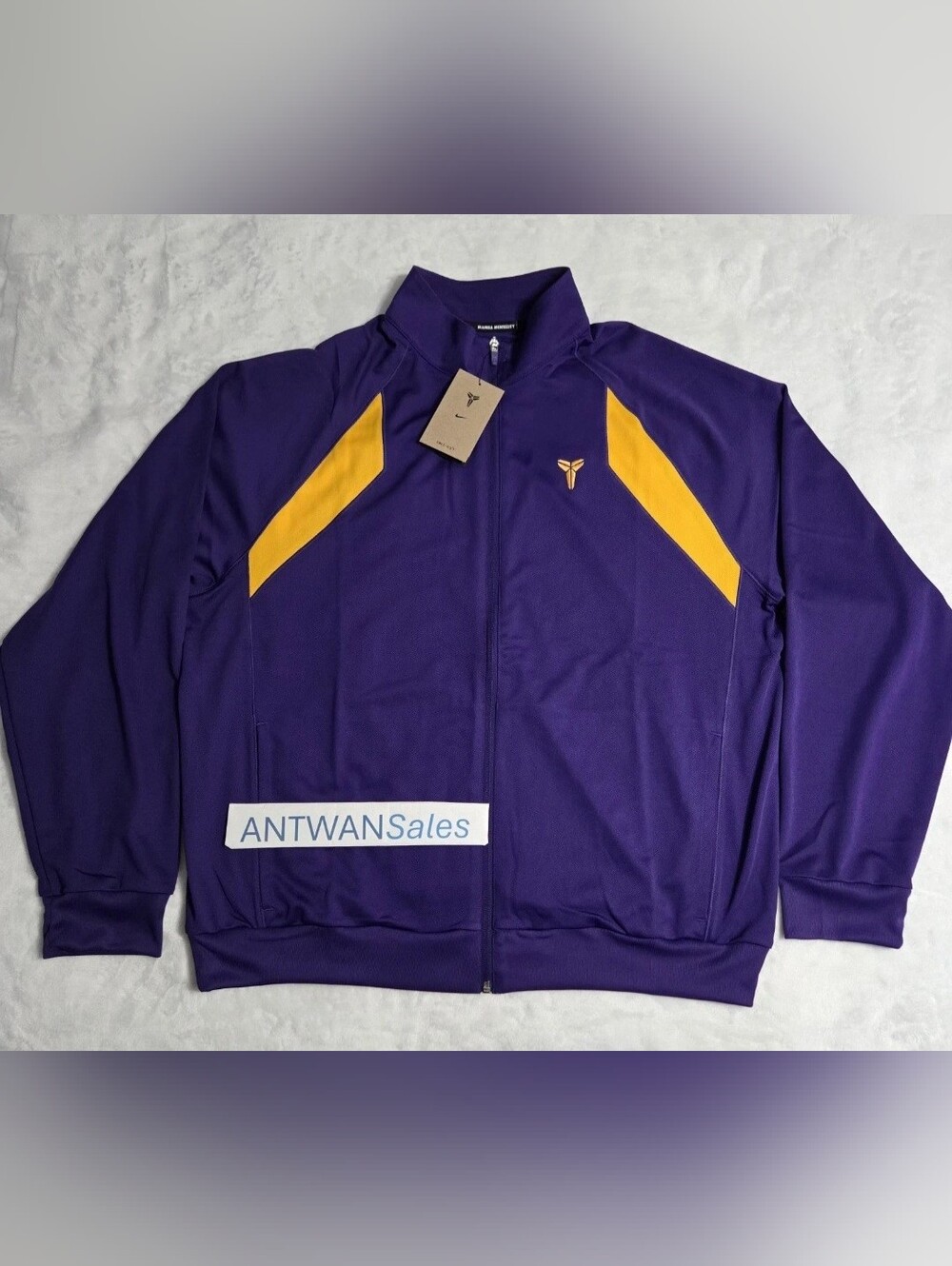 Nike Jacket Court Purple Kobe Mamba Mentality Dri Fit Knit HJ8097-547 Men Large